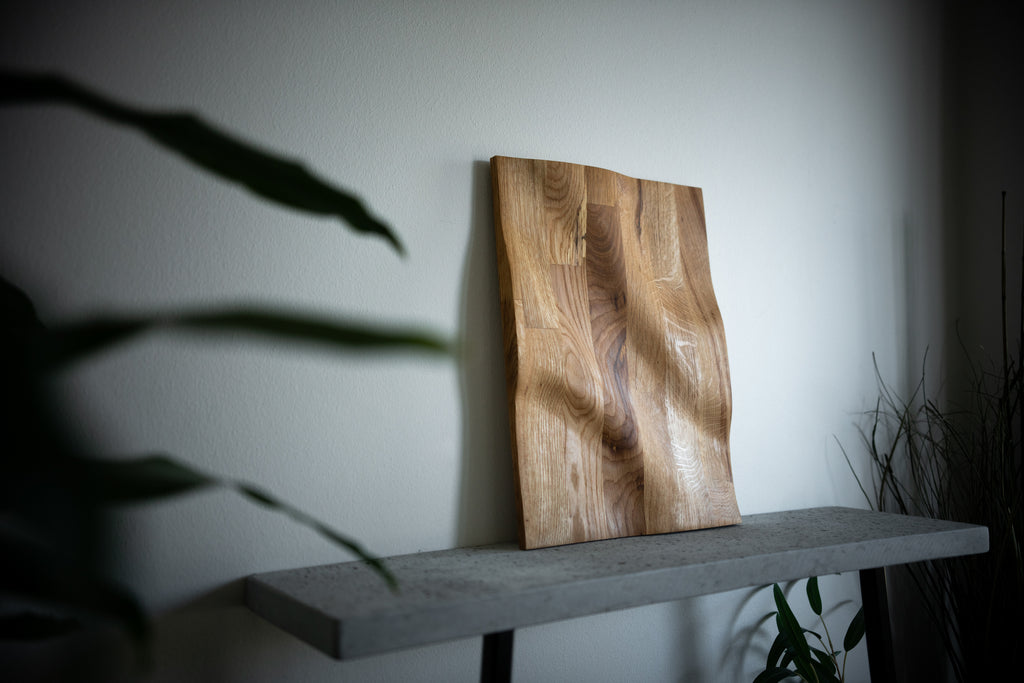 Vågor Tavla, Massiv Ek (40x30)
