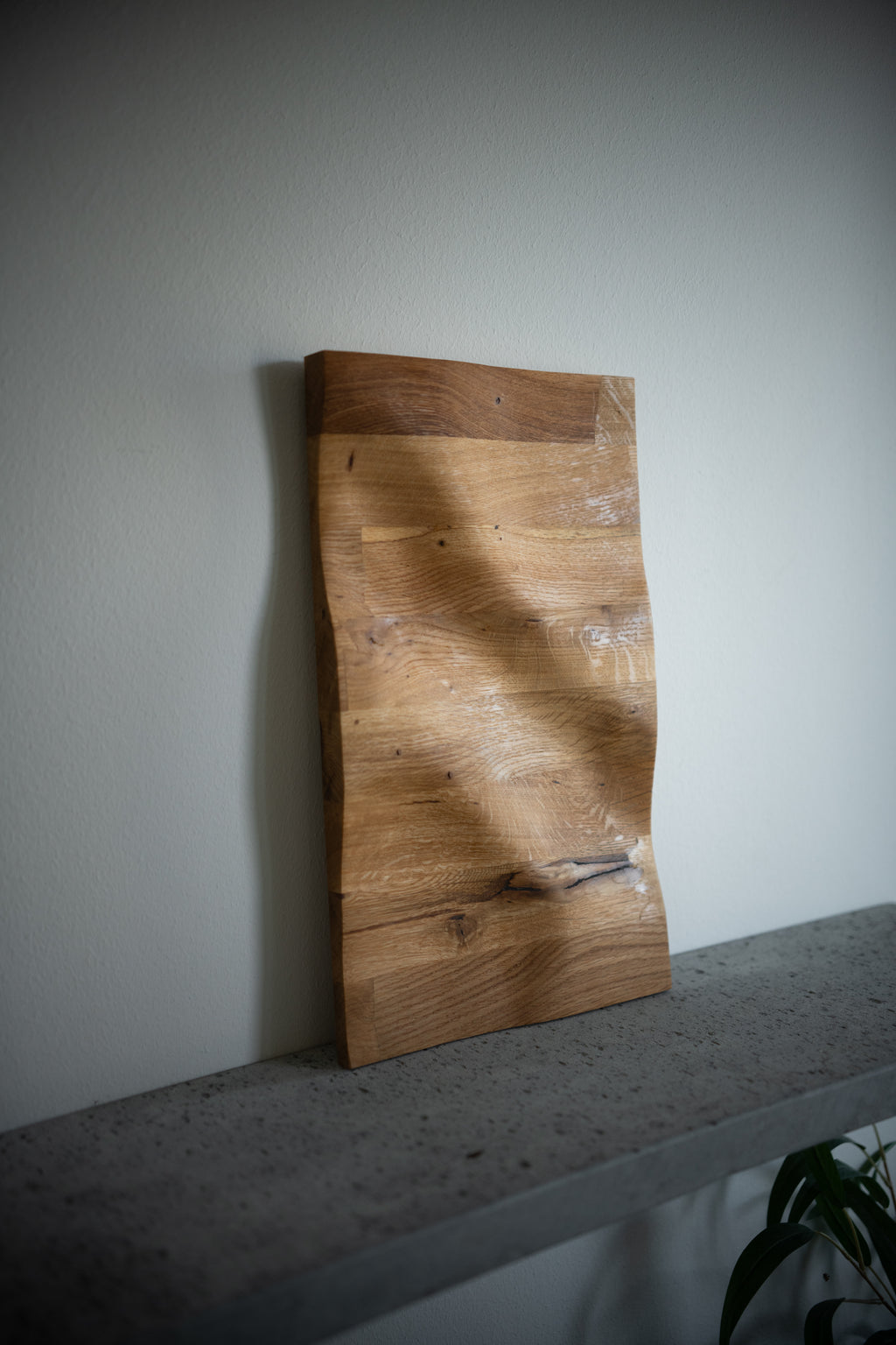 Vågor Tavla, Massiv Ek (38x25)