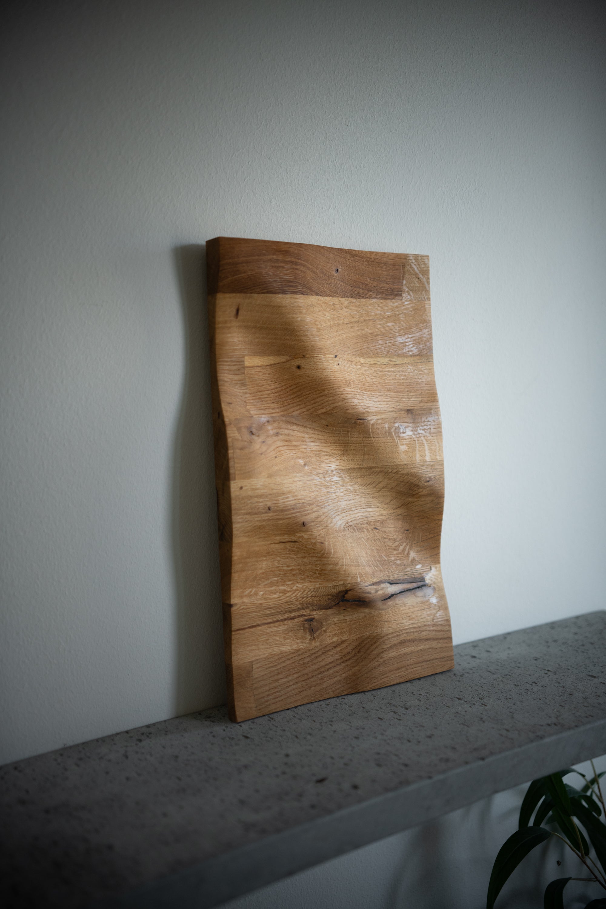 Vågor Tavla, Massiv Ek (38x25)